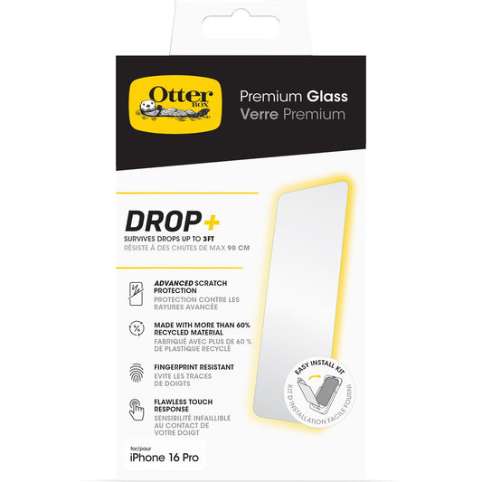 OtterBox iPhone 16 Pro Premium Glass Screen Protector