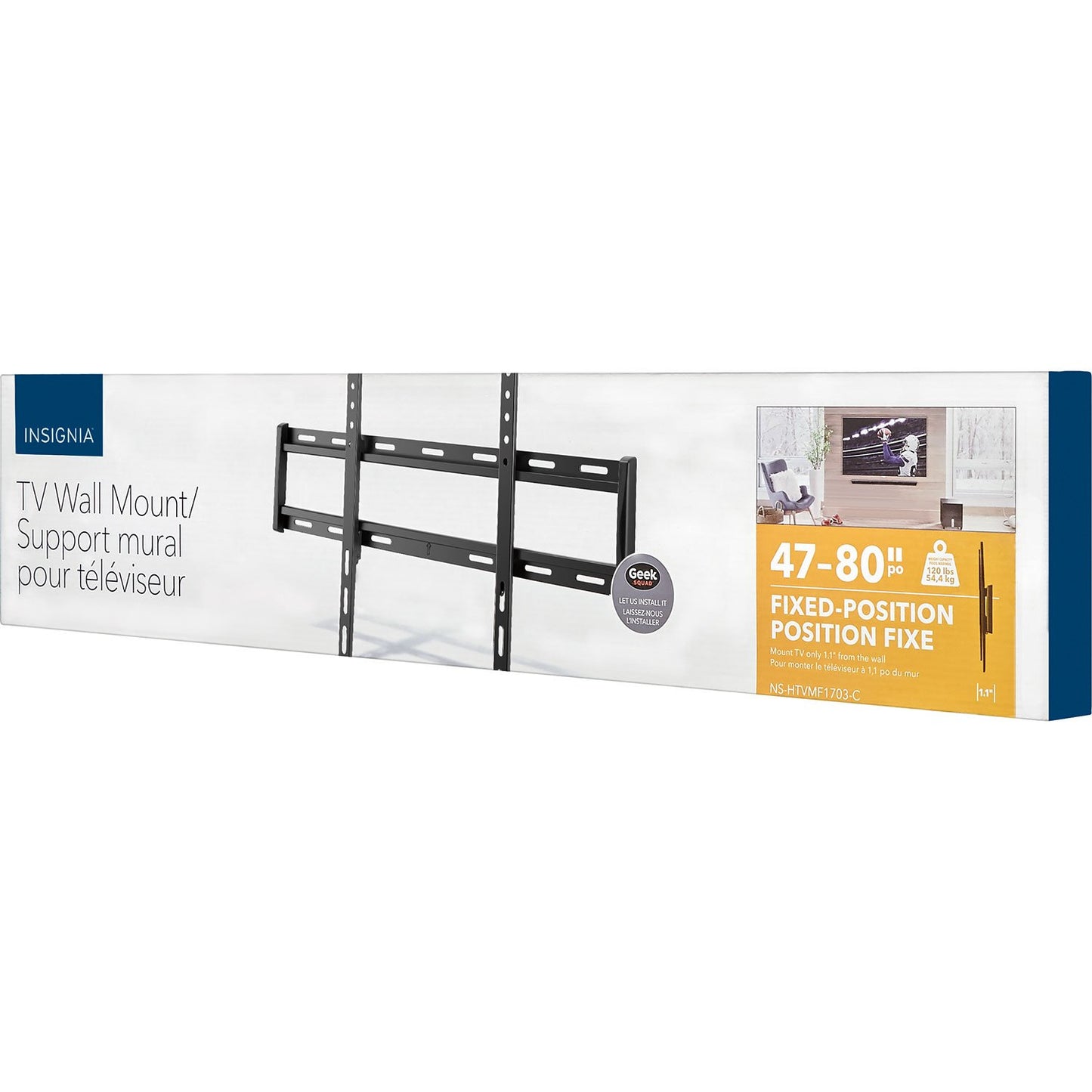 Insignia 47" - 80" Fixed TV Wall Mount (NS-HTVMF1703-C)