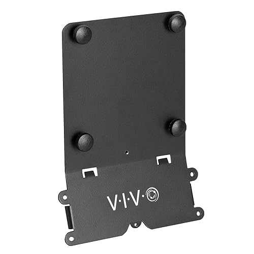 VIVO VESA Adapter Plate Bracket Kit Designed for 24 inch M1, M3, and M4 iMac Series Monitors, VESA up to 100x100, Black, Mount-MACM1