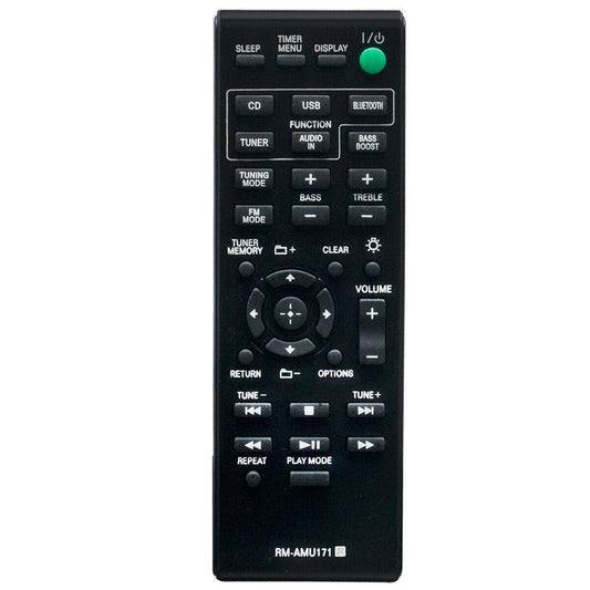 RM-AMU171 Replace Remote Control for Sony Hi-Fi System CMT-BT60 CMT-SBT100 CMT-SBT100B