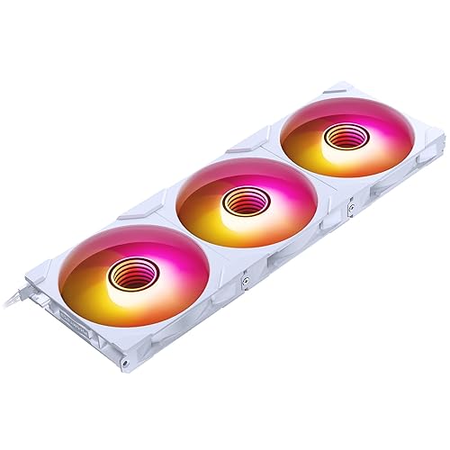 Phanteks M25-140 Gen2 Triple Pack, 3X 140mm ARGB High Performance Cooling Fans, Daisy-Chain Unified Fan Frame, Infinity Mirror hub, Single Cable