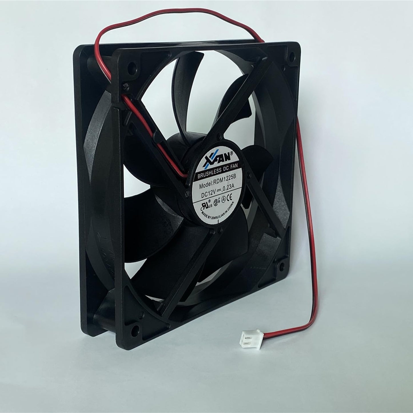 RDM1225B DC12V 0.23A 12CM 12025 2-Wire Cooling Fan for RDM1225B DC Fan