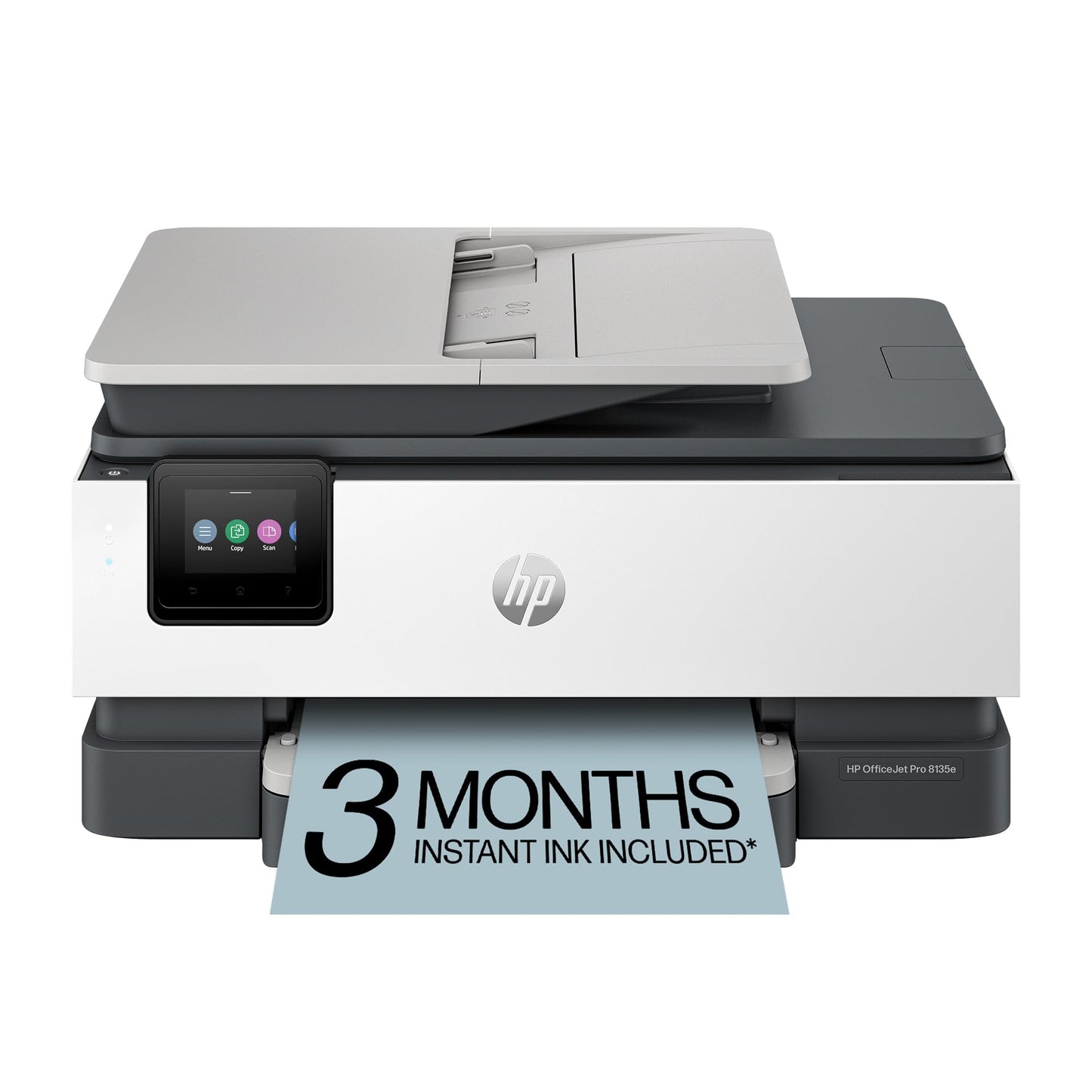 HP OfficeJet Pro 8135e Wireless All-in-One Color Inkjet Printer, Print, scan, Copy, fax, ADF, Duplex Printing Best-for-Home Office, 3 Month Instant