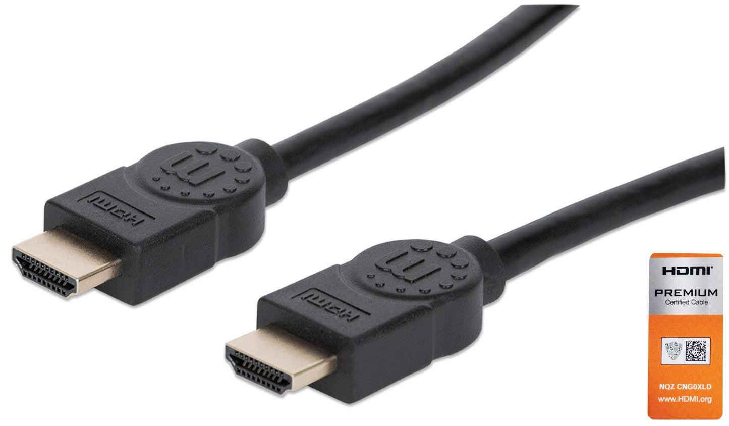 MANHATTAN - Certified Premium High Speed HDMI Cable with Ethernet