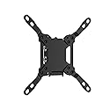 Mount-It! Tilting TV Wall Mount Bracket for Small to Medium TVs and Monitors, Low-Profile Design with Quick Release, Fits 32 to 50 Inch Screens, VESA