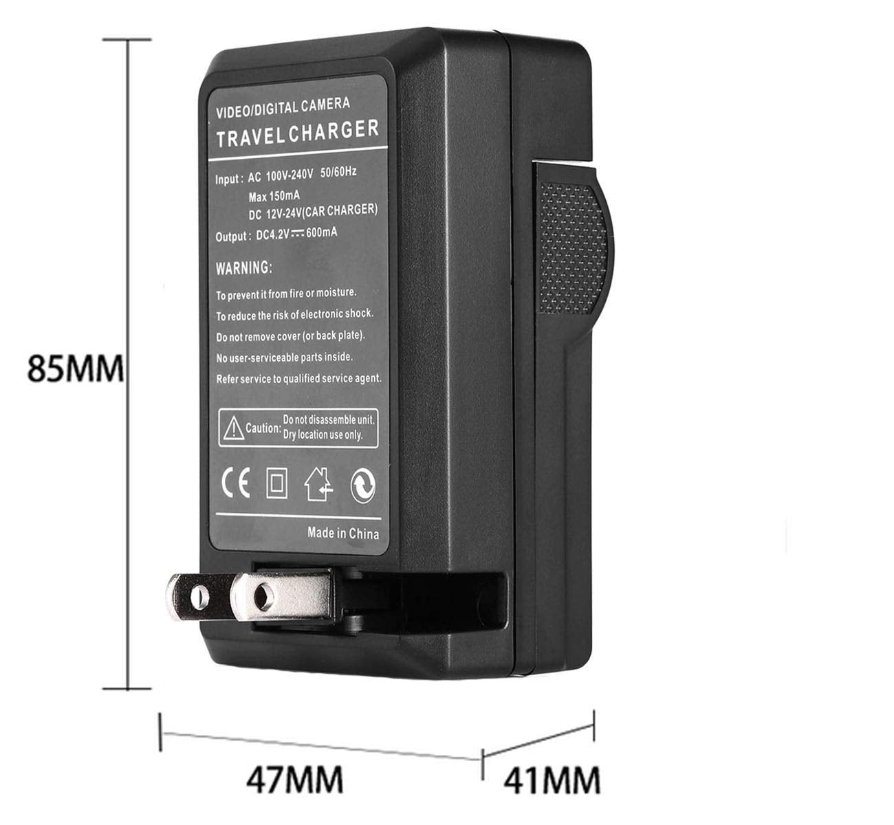Battery Charger for Fujifilm FinePix J10, J12, J15, J15fd, J20, J25, J26, J27, J28, J29, J30, J32, J35, J37, J38, J40, J100, J110W, J120, J150W, J210