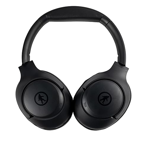 Outdoor Tech - Orbit Bluetooth Headphones, Black - Over-The-Ear Active Noice Cancelling Headphones - Wired/Wireless for Music, Microphone, Travel…