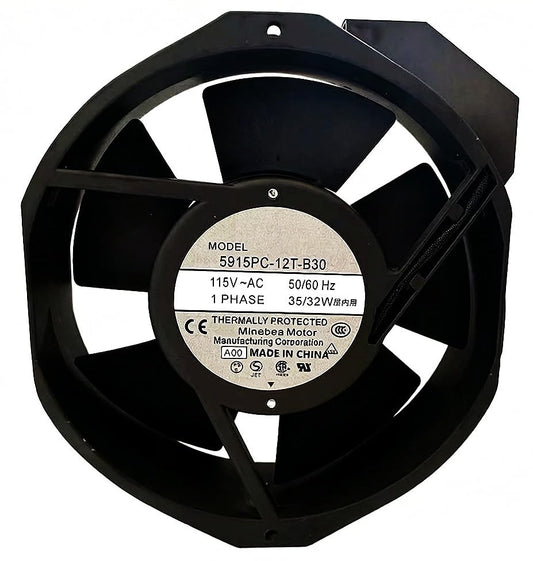 5915PC-12T-B30 for NMB-MAT 5915PC-12T-B30-A00 115VAC 35/32W 172×150×38mm Cooling Fan from (CA, Ontario Warehouse Distribution)