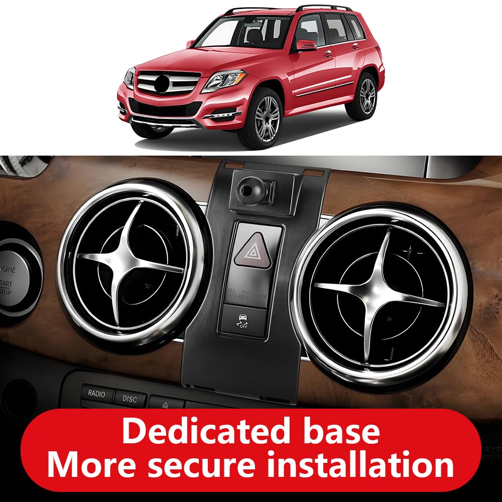 LUNQIN Car Phone Holder for Mercedes Benz GLK Class 2013 2014 2015 GLK350 GLK250 Auto Accessories Navigation Bracket Interior Decoration Screen Dash