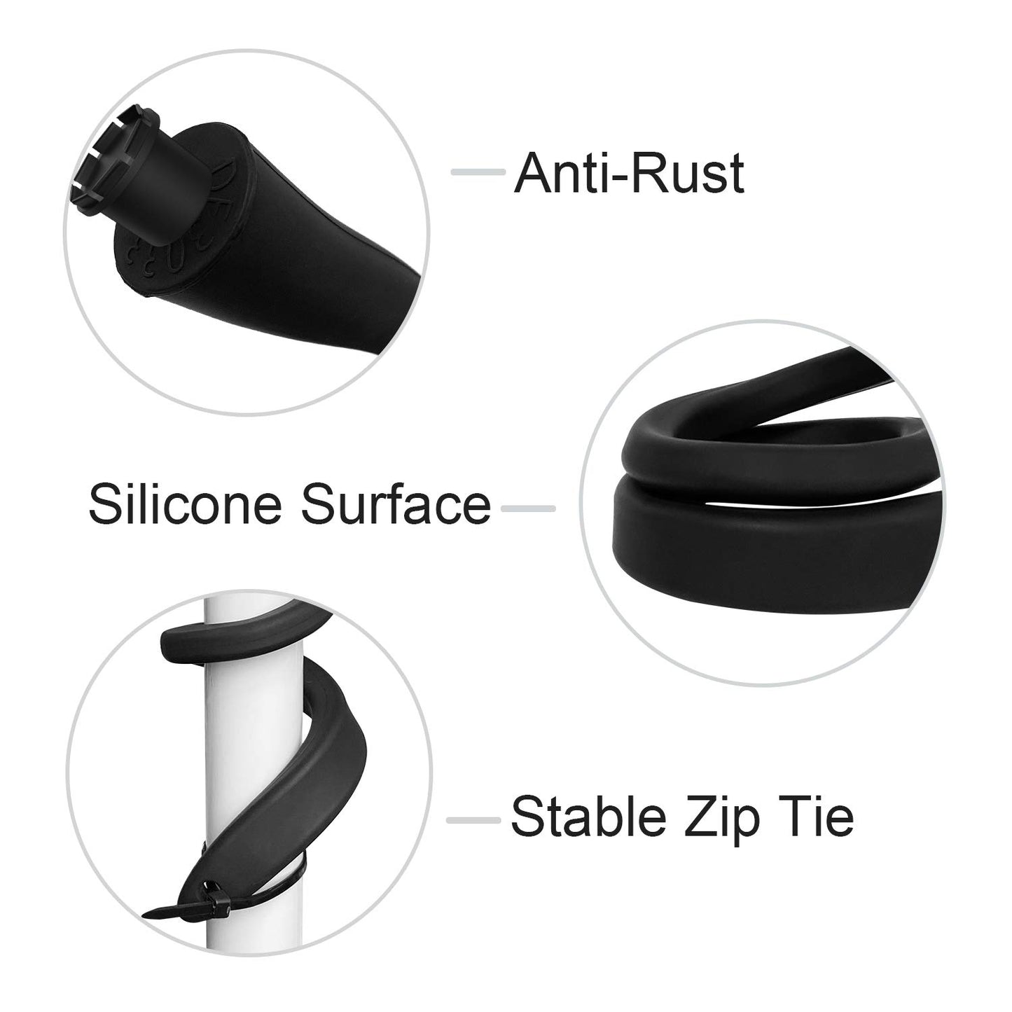 HOLACA 2Pack Flexible Twist Mount for Blink Outdoor Camera 4/3 Blink Indoor Blink XT2, Blink XT, Blink Mini No Tools Installation for Your Blink Home