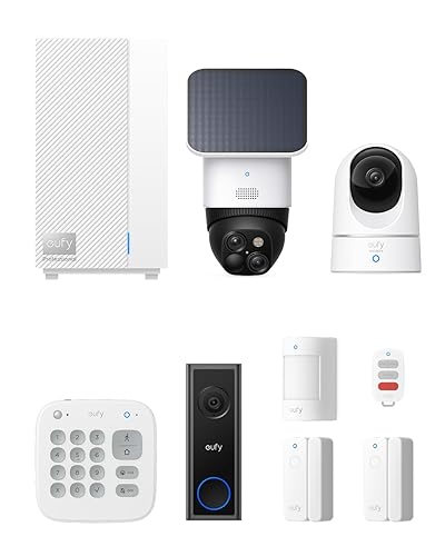 eufy ExpertSecure System E10, Home Security Center, 4G Connectivity and Battery Backup, Flexible Contract, Advanced Local AI, Compatible with eufy