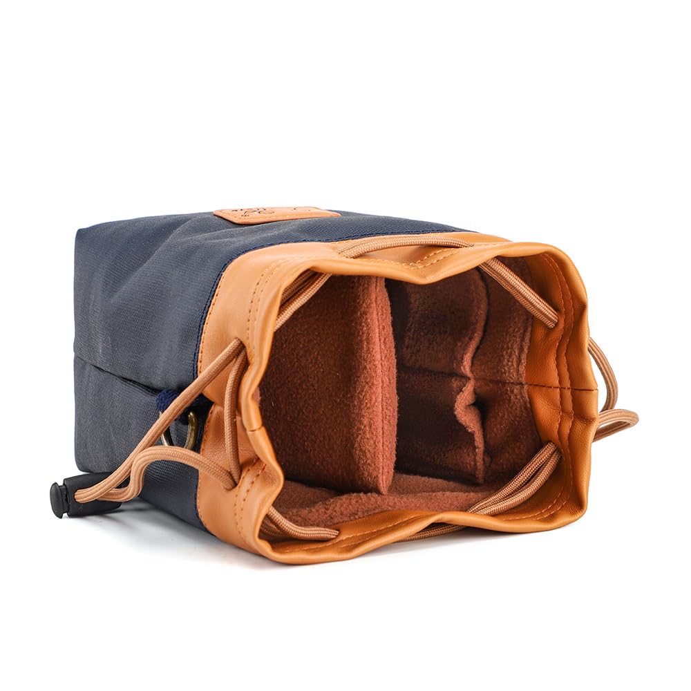Canvas Camera Bag Lens Case Waterproof for SLR DSLR Compatible with Nikon/Canon/Sony/OLYMPUS/Fujifilm/Sony/Panasonic/Pentax/Samsung