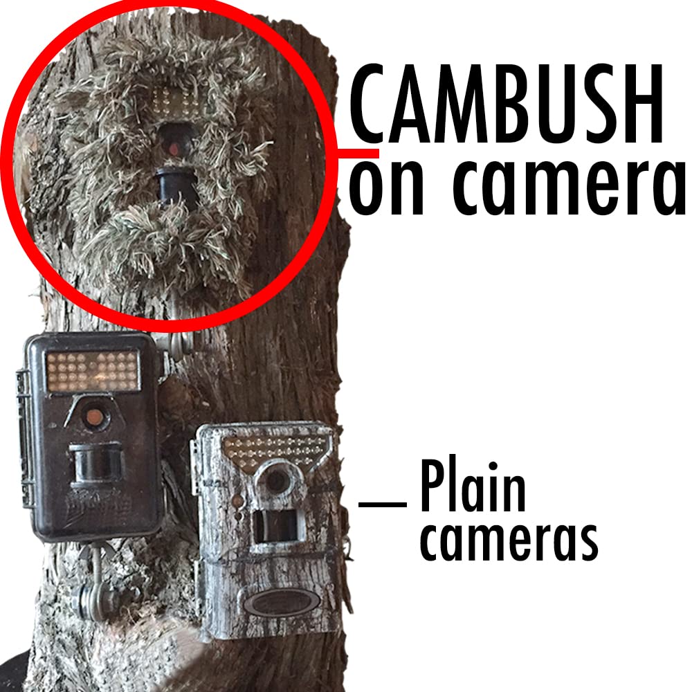 3D Camo Tape to Hide Trail Cameras: CAMBUSH Adheres to Game Cameras & Security Cameras