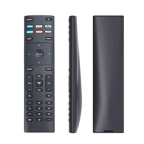 PERFASCIN XRT136 Remote Compatible with Vizio D55-F2 D39f-F0 E43-F1 E70-F3 E50-F2 P75-F1 D50-F1 E75-F2 D65-F1 M70-F3 M55-F0 D43F1 D55F2 TV