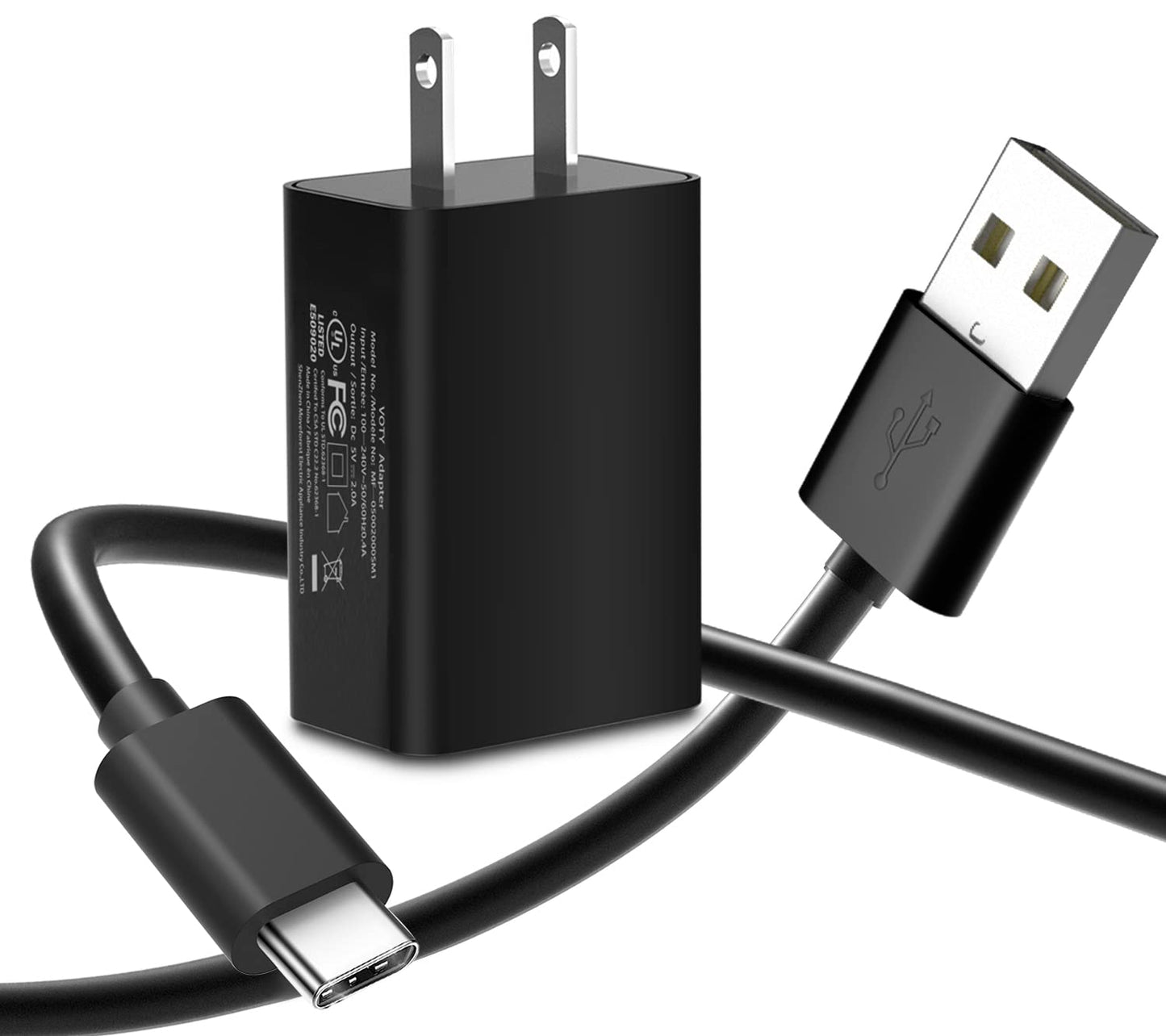 USB Charger Compatile with Kyocera DuraForce Pro 2 E6910 E6920,Duraxv Extreme E4810 with 6FT USB C Fast Charging Cable Power Cords,5V 2A USB Wall