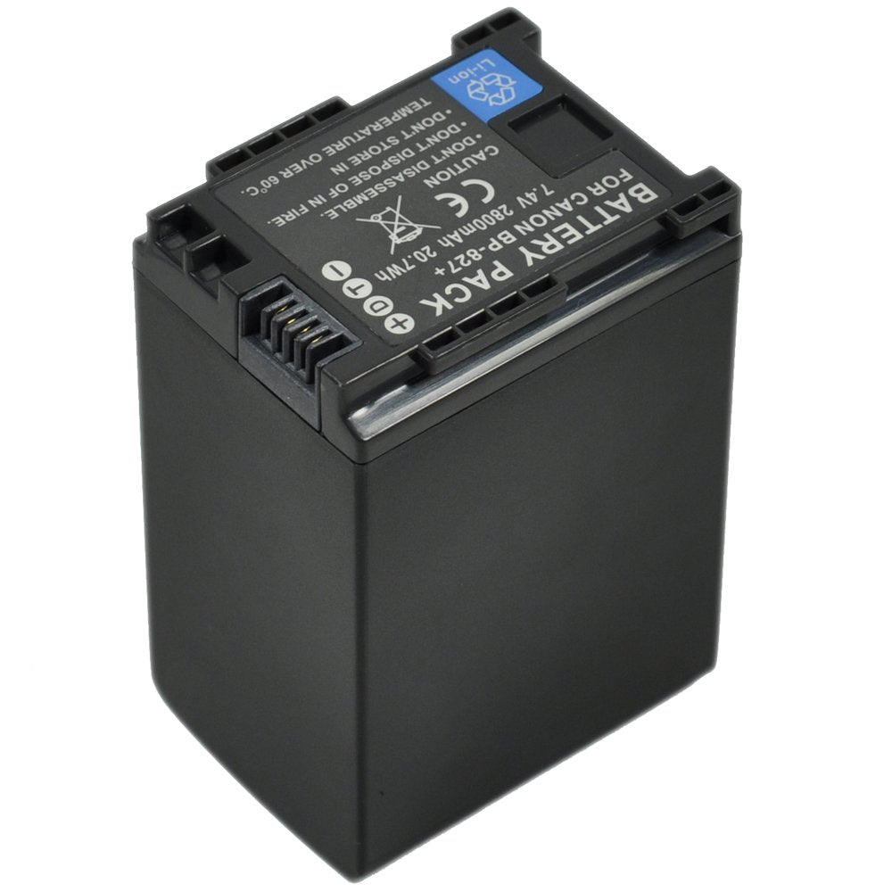 BTBAI BP-827 Camcorder Battery for bp-809 bp-819 Digital Camera Video Compatible s1a