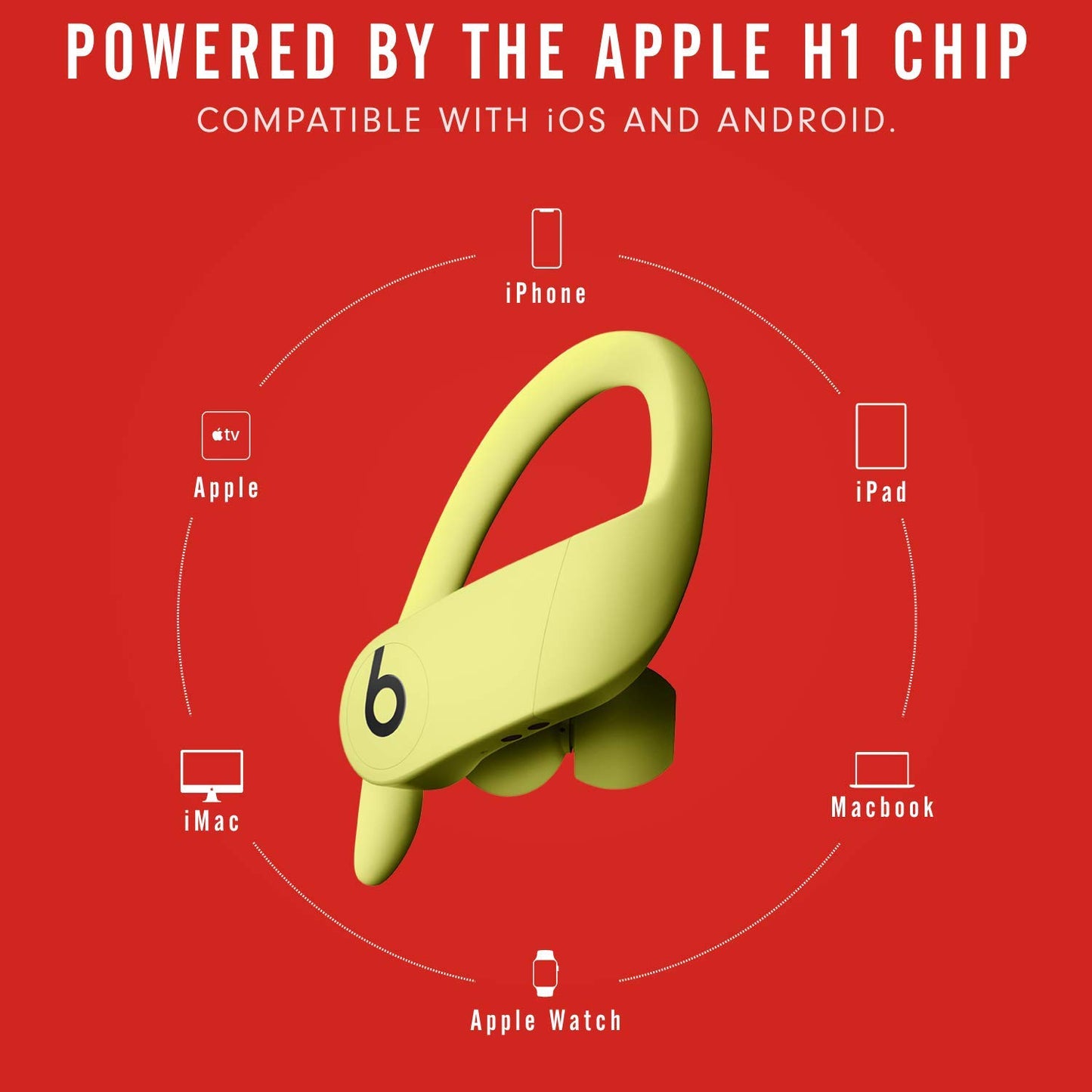 Beats Pro Totally Wireless and High-Performance Bluetooth Earphones -,Spring Yellow