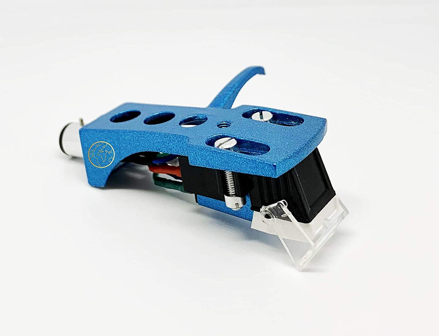 Cartridge and Stylus, needle and Sea Blue Headshell with mounting bolts for Technics SL-1200, SL-1210, SL-1600, SL-1610, SL-1700, SL-235, SL-23A