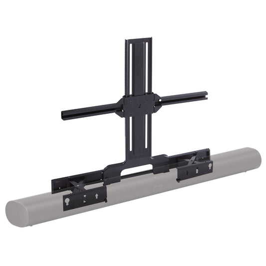 SANUS Soundbar TV Mount for Sonos Arc & Sonos Arc Ultra Soundbar - Depth Adjustable for Dolby Atmos - Universal Mount for TVs 50” to 90”