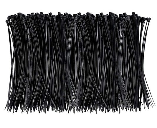 4x200MM Self Locking Nylon Cable Ties, 8” Standard Zip Tie Wire Strap Fastener, 500Pcs