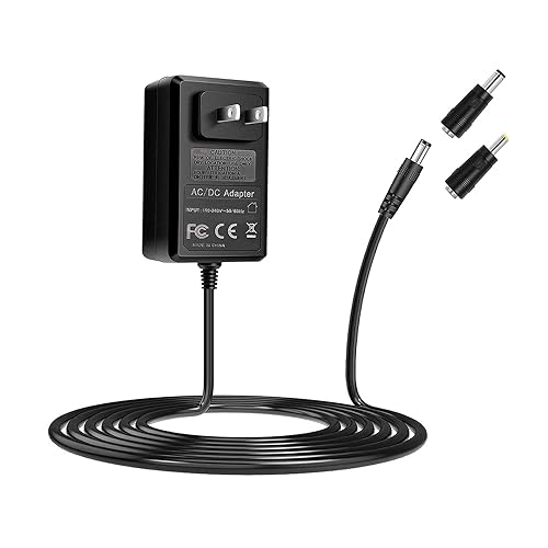 WUKUR 12V Charger Compatible with Braven Bluetooth Speaker BRV-X, BRVX, BRVXGWB, BRVXBBB, BRV-HD Power Cord