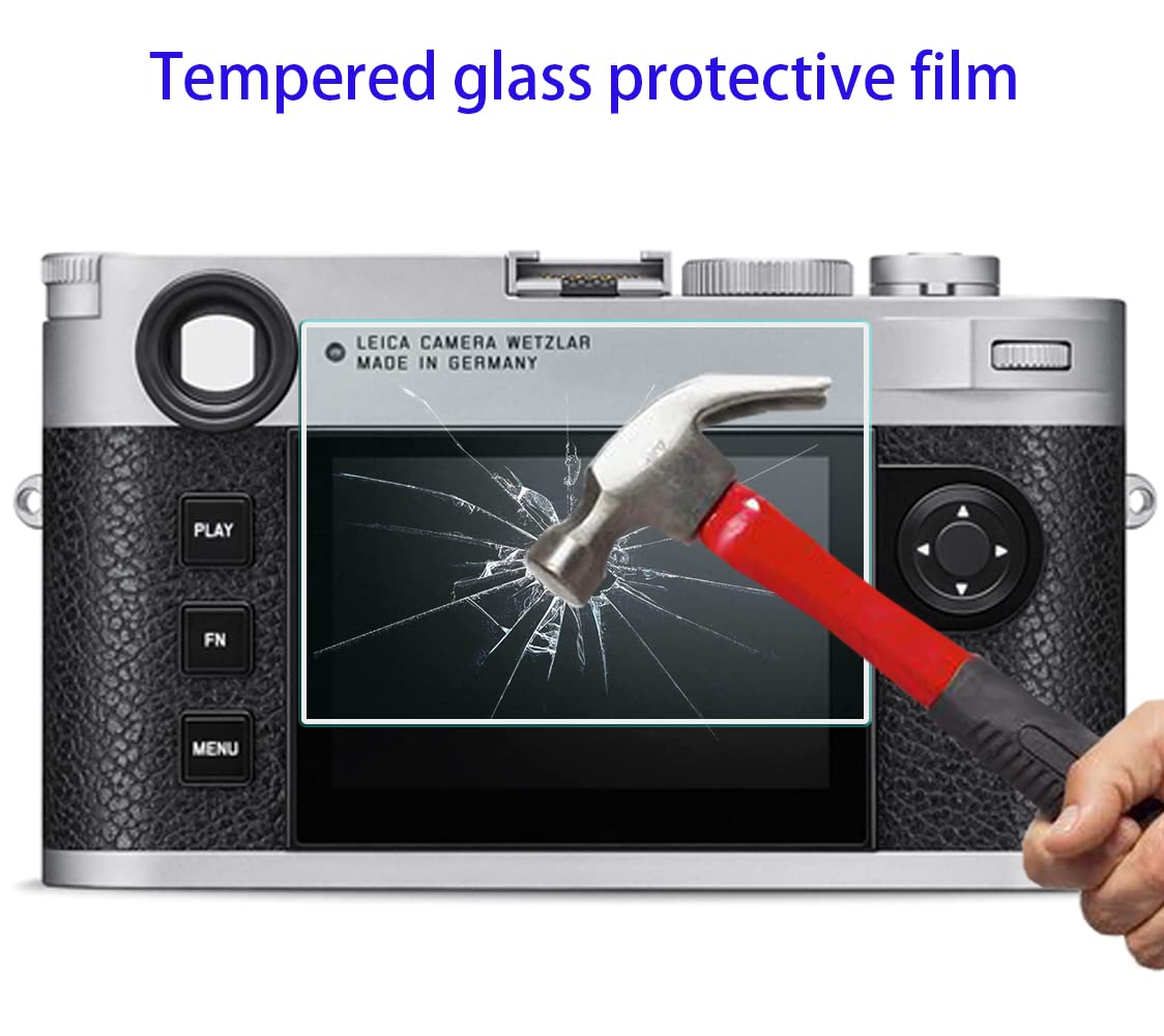HUIPUXIANG Screen Protector for Leica-M11 / M11-P/M-EV1 Digital Rangefinder Camera(for accessories), [3 Pack] 0.3mm 9H Hardness Tempered Glass Flim