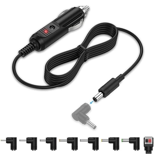 12V Car Charger Compatible with Portable DVD Player DBPOWER Sylvania RCA, Snailax Seat Cushion, Spectra S1 S2 Breast Pump Car Cigarette Lighter Power