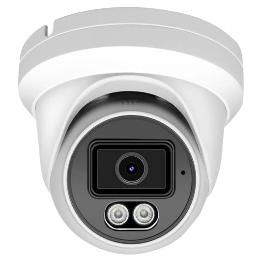Marquis 4MP PoE IP Turret Dome Camera with Microphone/Audio, IP Security Camera Outdoor Rated, Waterproof IP66, 108° Wide Angle 2.8mm Lens (Regular