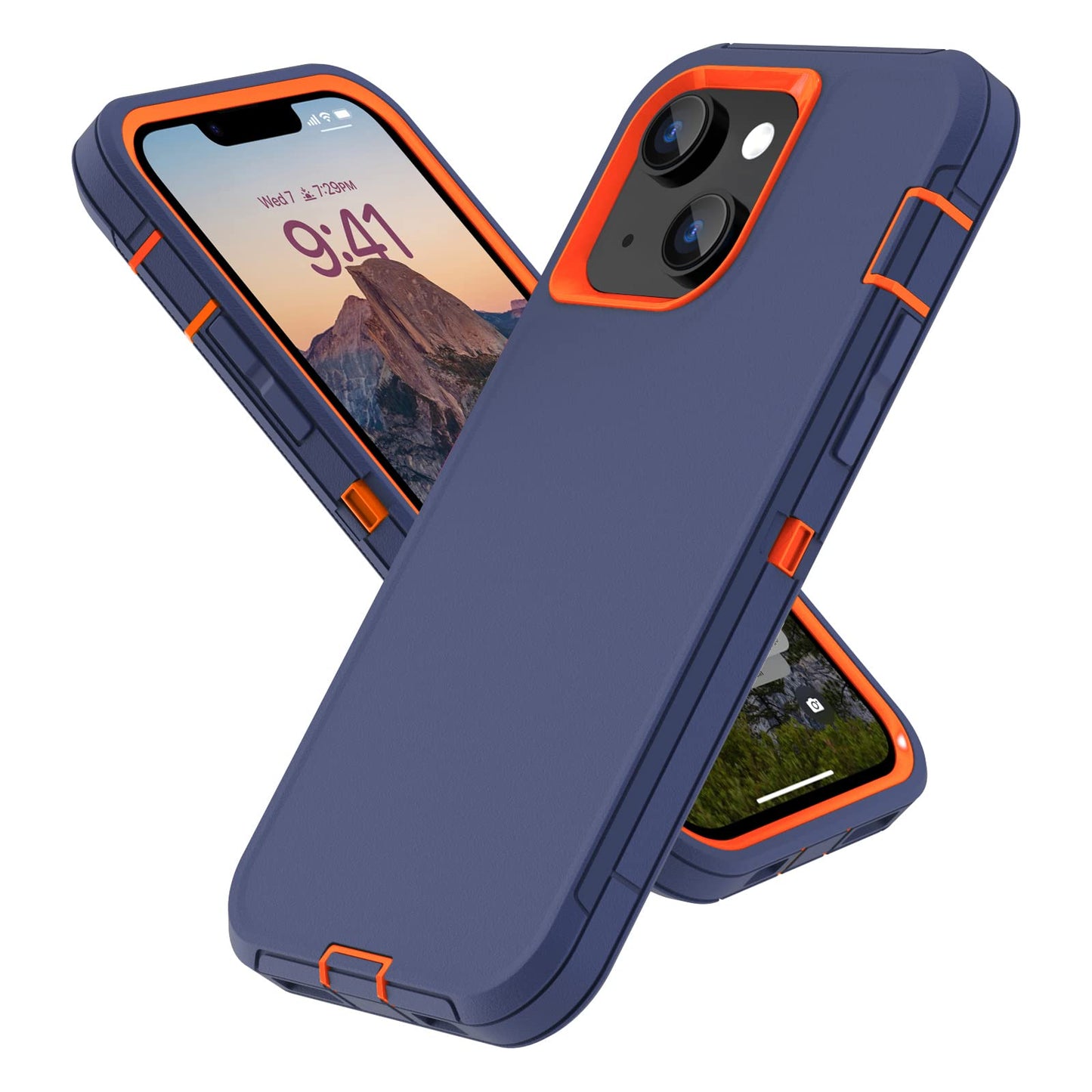 Sansunto for iPhone 16e Case, Protective Cover for 13, 14, 15, 16E 6.1", Heavy Duty Shockproof Drop Proof 3 in 1 Cover, Rugged Hybrid Durable Phone