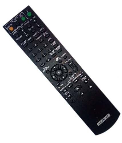 Replaced Remote Control for Sony DAV-HDX277W DAVHDX587WC DAVHDZ278 HCD-HDX285 DAVHDX277WC Home Theater Audio/Video Receiver AV System