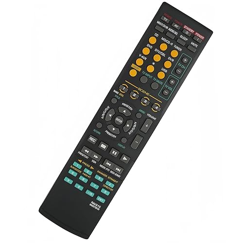 Remote Control Fit for RX-V800 WN057800 HTR-6140BL YHT740 RAV280 HTR-6150 RX-V1300 for Yamaha Home Theater System