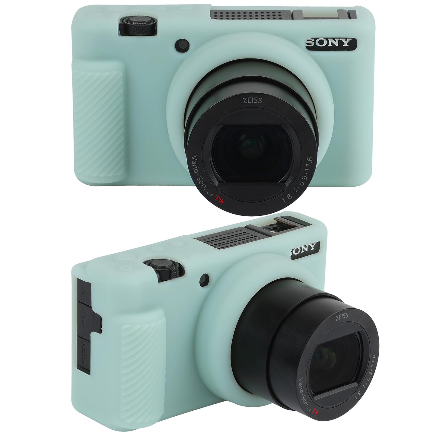 MIOKAU ZV-1F Camera Case, Soft Silicone Protective Case for Sony ZV1F/ZV-1M2/ZV-1 Mark II (NOT for ZV1) Vlog Camera, Lightweight ZV1F Cover (Green)