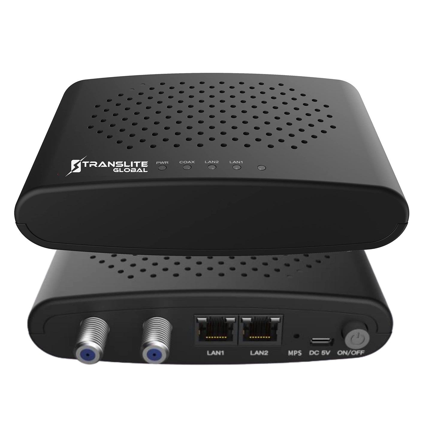 MoCA 2.5 with 2 Gigabit Ethernet Ports - Ethernet Over Coaxial Adapter (2 Pack) | Translite Global | Model: TL-MC84