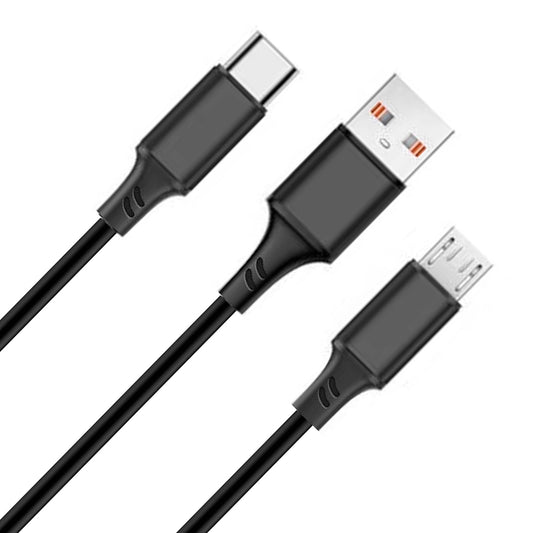 ienza Battery Charger Cord (Micro and USB C) Cable Wire for Ring Doorbell, Camera, Spotlight Cam Plus/Pro, Outdoor Camera/Stick Up Cam and Battery