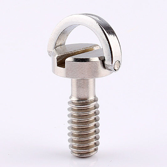 Yosoo D Shaft D-Ring Thumb Screw Adapter 1/4''-20 Thead for Camera Tripod QR Quick Release Plate