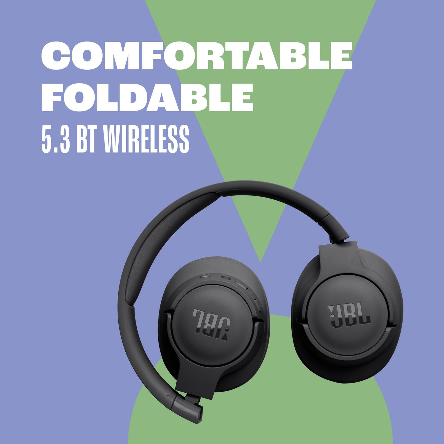 JBL T720BTBLK Tune 720BT Over The Ear Headphones - Black