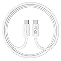 40Gbps USB C to USB C Data Transfer Cable for Thunderbolt 4/3, 240W Woven Charge Cable Compatible with Apple Devices 3.3FT, USBC Monitor Cord 8K Video
