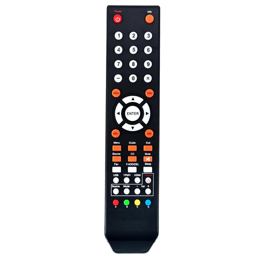 Replace Remote fit for Sceptre TV 4K Ultra LED LCD HDTV C550CV-UMR C650CV-UMR C658CV-UMR E165BV-SS E168BV-SS E168WV-SS U435CV-UMR U500CV-UMR