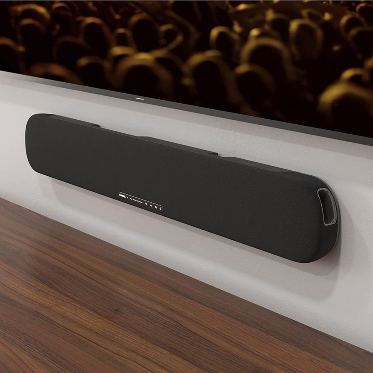 Yamaha SR-B20A Soundbar with Dual Built-in Subwoofers, Bluetooth, and DTS Virtual:X (Factory Certified Refurbished)
