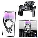 JIEZMO Car Magnetic Phone Mount for Volvo S60 2019-2026 and Volvo V60 2019-2026 Auto Interior Accessories Cellphone Holder Mobile Cradle Cell Phones