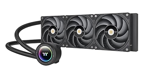 Thermaltake TOUGHLIQUID 360 EX Pro ARGB Sync All-in-One CPU Liquid Cooler/Fan 120 * 3/PWM 500~2000/Waterblocak MB Sync only/Black/CL-W400-PL12BL-A