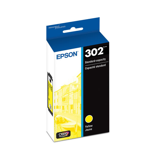 EPSON 302 Claria Premium Ink Standard Capacity Yellow Cartridge (T302420-S) Works with Expression XP-6000, 6100
