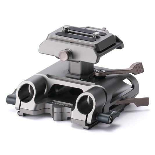 Tilta Arca Height Adjustable 15mm LWS Baseplate - Titanium Gray | Compatible with DJI ARCA Plates & 15mm Rods | Adjustable Height for LWS 85mm