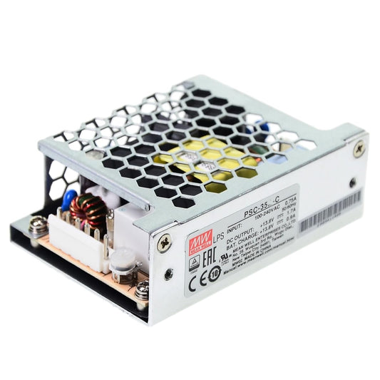 Mean Well PSC 35W 13.8V Battery Chargers Adapter, PSC-35A-C AC-DC Closed Type