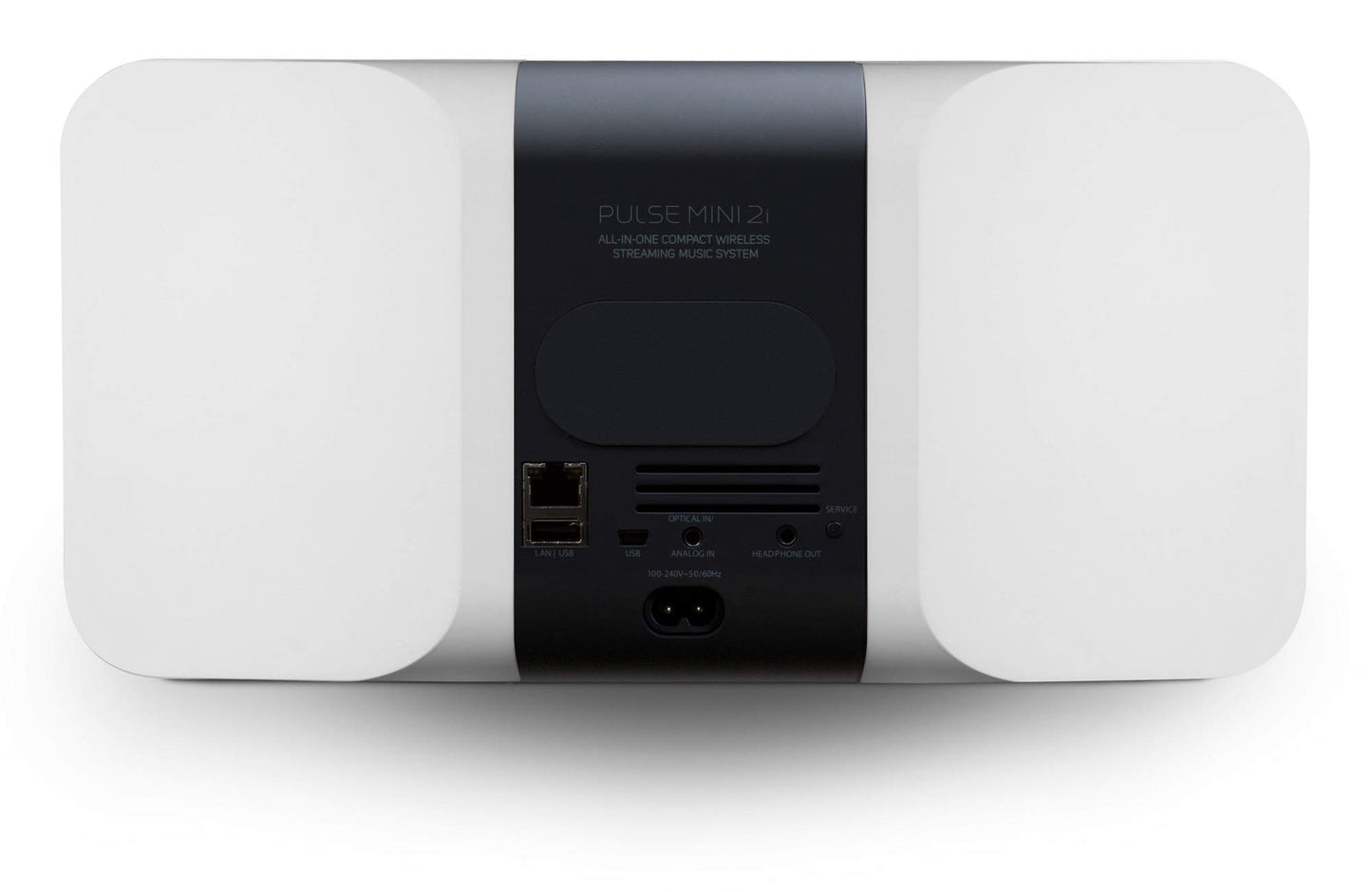 Bluesound Pulse MINI 2i Compact Wireless Multi-Room Smart Speaker with Bluetooth - White - Compatible with Alexa and Siri