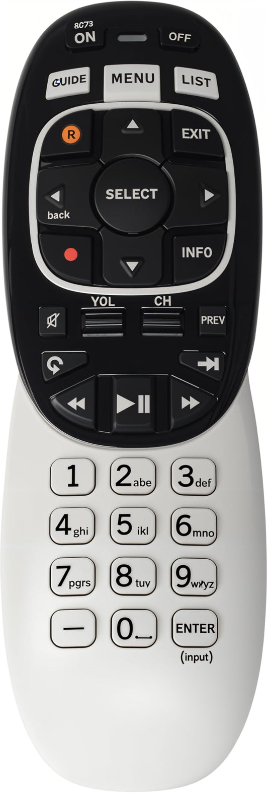 Cerepros RC73 Remote Control Replaces RC71 RC72 for Directv AT&T HR20 HR21 HR34 HR44 HR54 DVR Satellite Dish Receiver