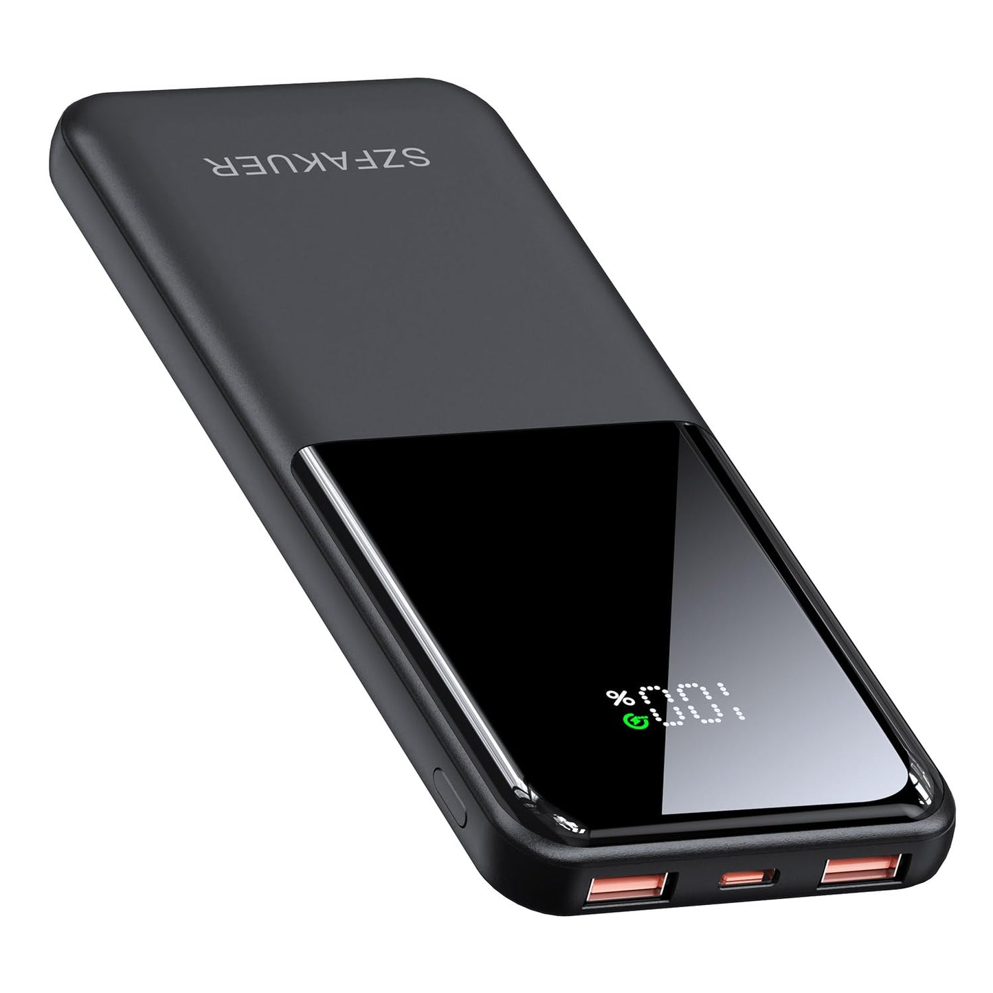 Szfakuer Portable Charger,Slim 10000mAh Power Bank,22.5W USB-C Fast Charging Battery Pack Compatible with iPhone 17/16/15/14/13/12 Pro Samsung Galaxy
