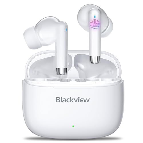 Blackview Wireless Earbuds, Headphones with ENC, Bluetooth 5.3 Earphones in-Ear, IPX7 Waterproof True Wireless Stereo Earbuds, USB-C Fast Charge, 36H…