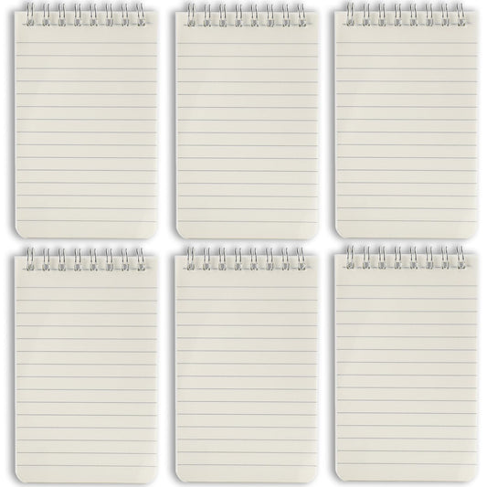 Pocket Notebook Mini Notepad Small Spiral Notebooks 3X5Inch(6-lucency)