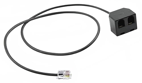 Telephone Training Adapter Y Splitter for Headset or Handset for Nortel Meridican, Norstar, Avaya, Ashtra, Mitel, Polycom, Ge and Other IP Phone